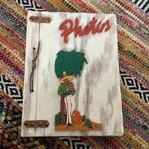 Vintage Mexican Folk Art photo album